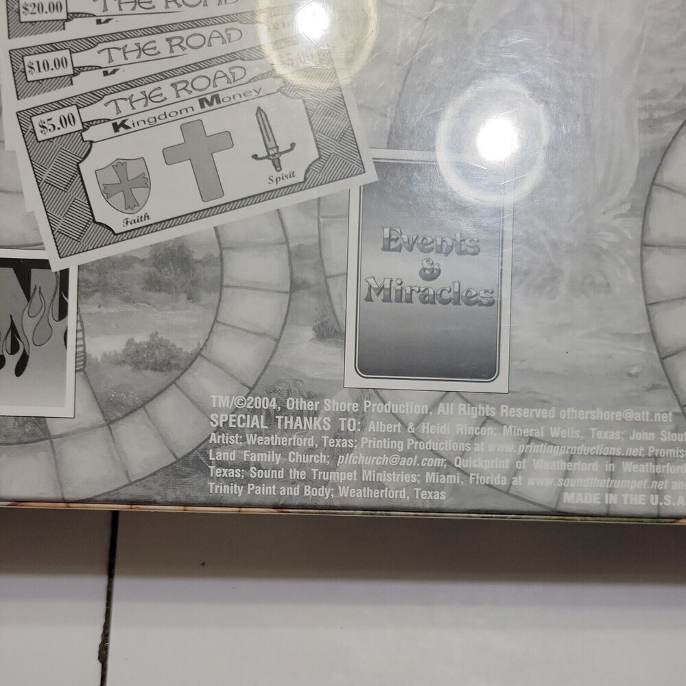Christian Board Game The Road Travel Daily Present Gift Joshua 24:15 Jesus New - Picture 10 of 11
